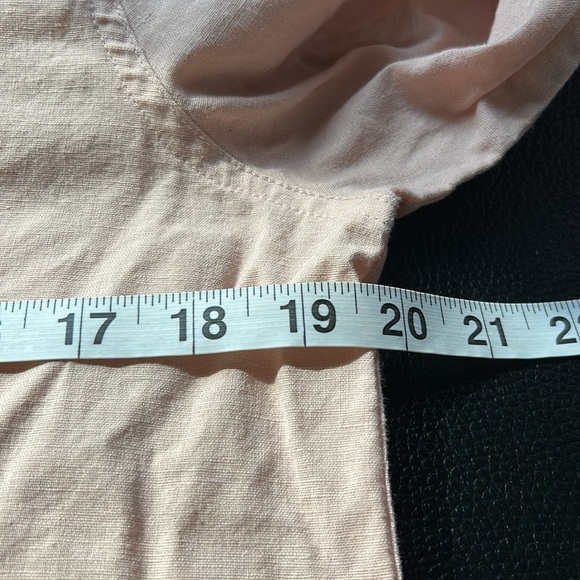 A Piece Apart Dress MAURINO DROP WAIST MINI Blush Pink Relaxed Fit Sz L - Picture 9 of 12